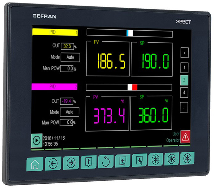 PID controllers for the pharmaceutical industry Gefran presents the Multifunction series with advanced features for the traceability of 21 CFR-compliant data